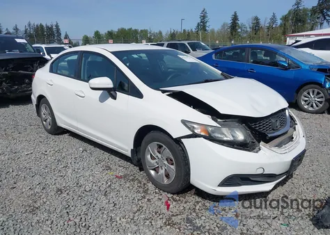 2014 Honda Civic Lx из США, поврежденный, VIN 2HGFB2F5XEH547283